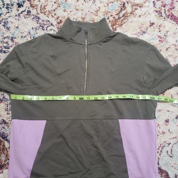 Pact Organic Cotton Quarter Zip Pullover Sweatshirt Jacket Women's Small S - Picture 10 of 11